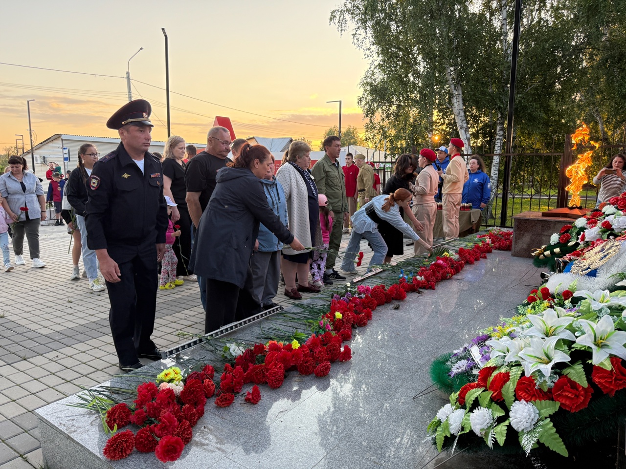 В Пировском муниципальном округе прошли мероприятия, посвященные Дню памяти и скорби.